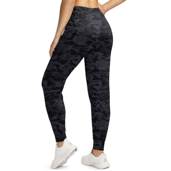 G Gradual Women's Joggers Pants Size S Gray Camo High Waist Zipper Pockets EUC - Picture 3 of 16